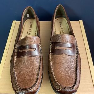 Johnston & Murphy brown loafer 10